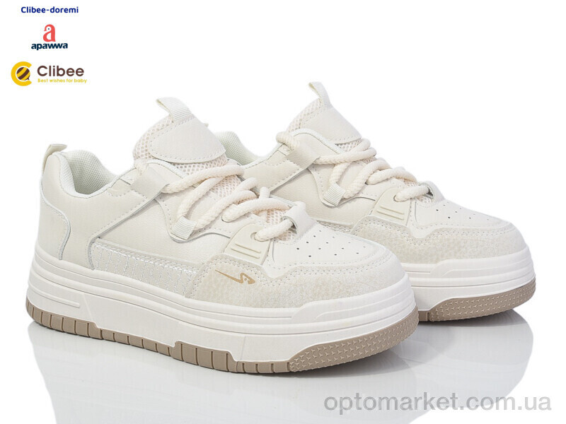 Купить Кросівки жіночі YF497P beige Apawwa бежевий, фото 2