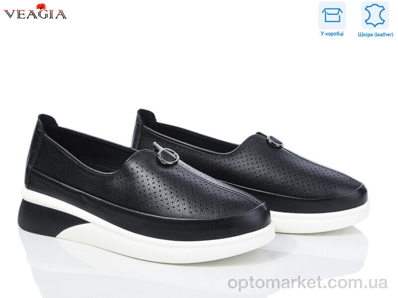 Купить Туфлі жіночі YF5011-1 Veagia чорний, фото 2