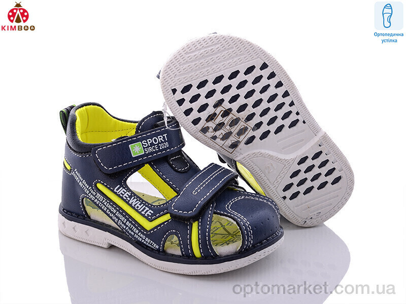 Купить Сандалі дитячі YF931-1J ортопед Kimbo-o синій, фото 3