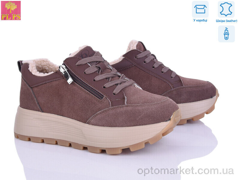 Купить Кросівки жіночі YJ681-3 PLPS коричневий, фото 2