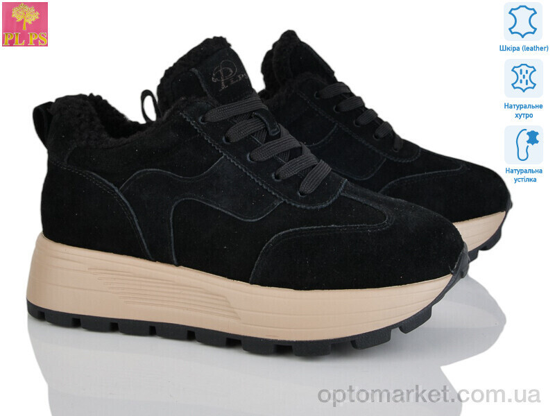 Купить Кросівки жіночі YJ686-5 PLPS чорний, фото 2