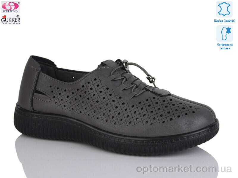 Купить Туфлі жіночі YK0025-8 Gukkcr сірий, фото 2