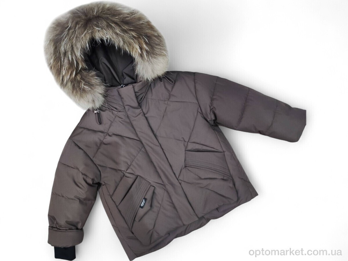 Купить Куртка дитячі YK1182 шоколадний Yikai коричневий, фото 4