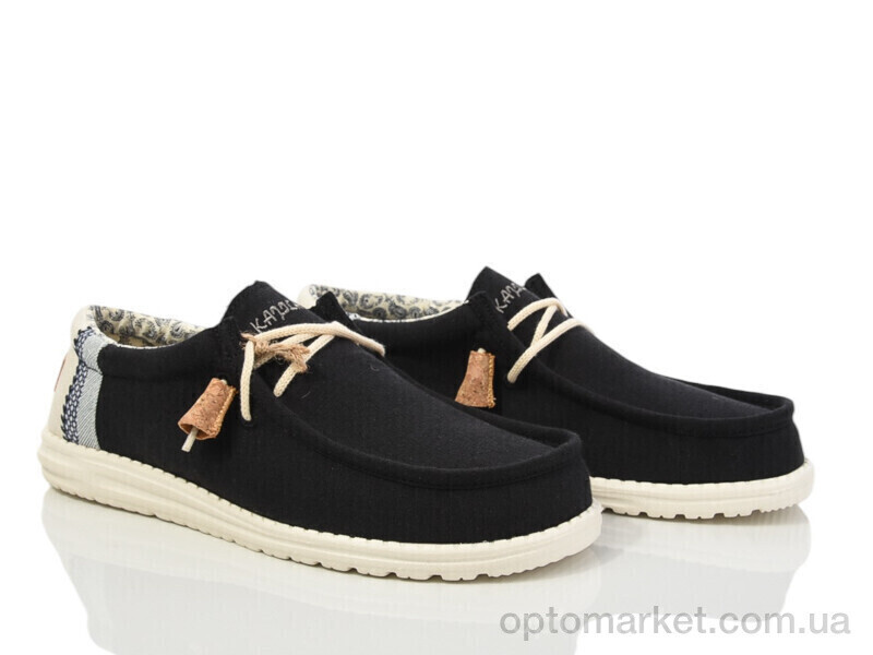 Купить Туфлі чоловічі YLA018-1 Kajila чорний, фото 2