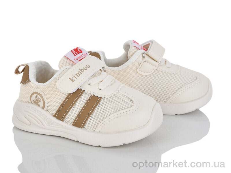 Купить Кросівки дитячі YM606-1M Kimbo-o бежевий, фото 2