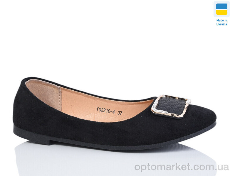 Купить Балетки жіночі YS3210-4 Swin чорний, фото 2