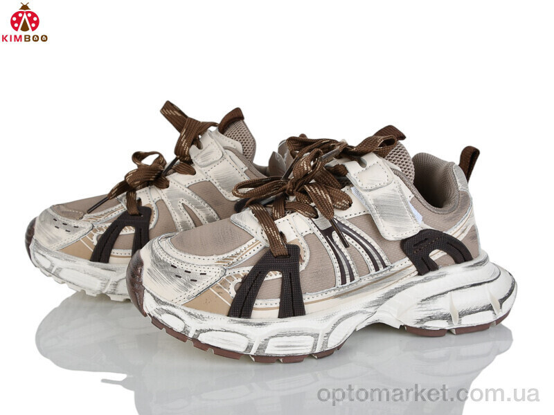 Купить Кросівки дитячі Z2504-6K Kimbo-o коричневий, фото 2