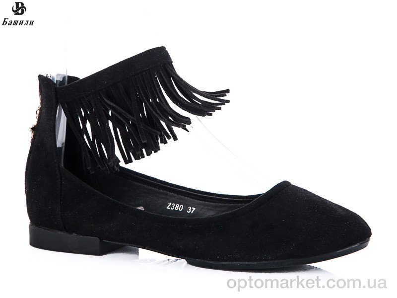 Купить Туфлі жіночі Z380 Башили чорний, фото 3