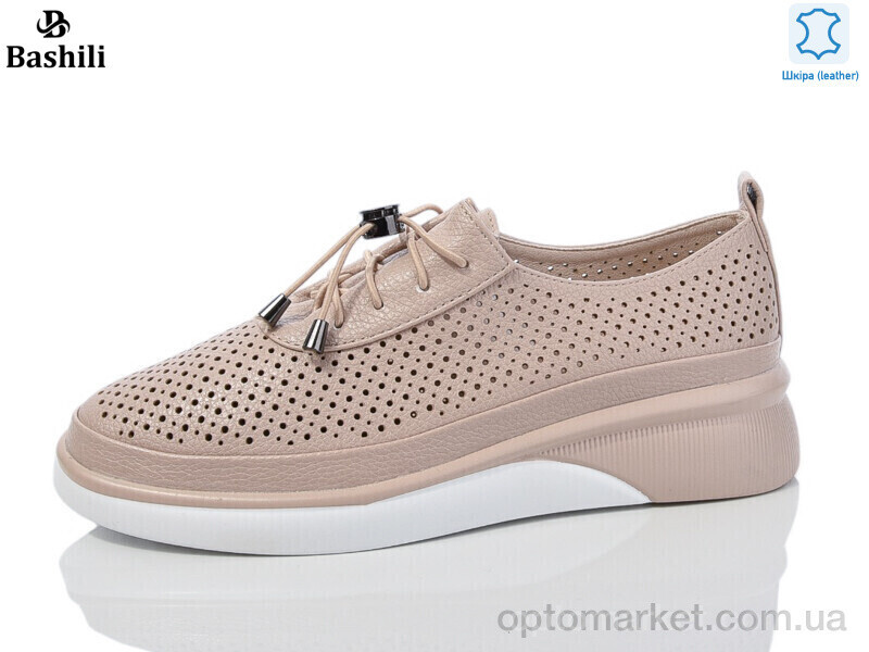 Купить Туфлі жіночі Z63A26-17 Башили бежевий, фото 2