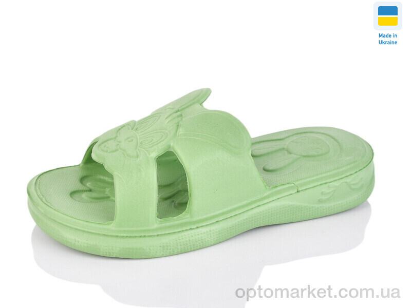 Купить Шльопанці дитячі Зайчик т.зелений Payas зелений, фото 2