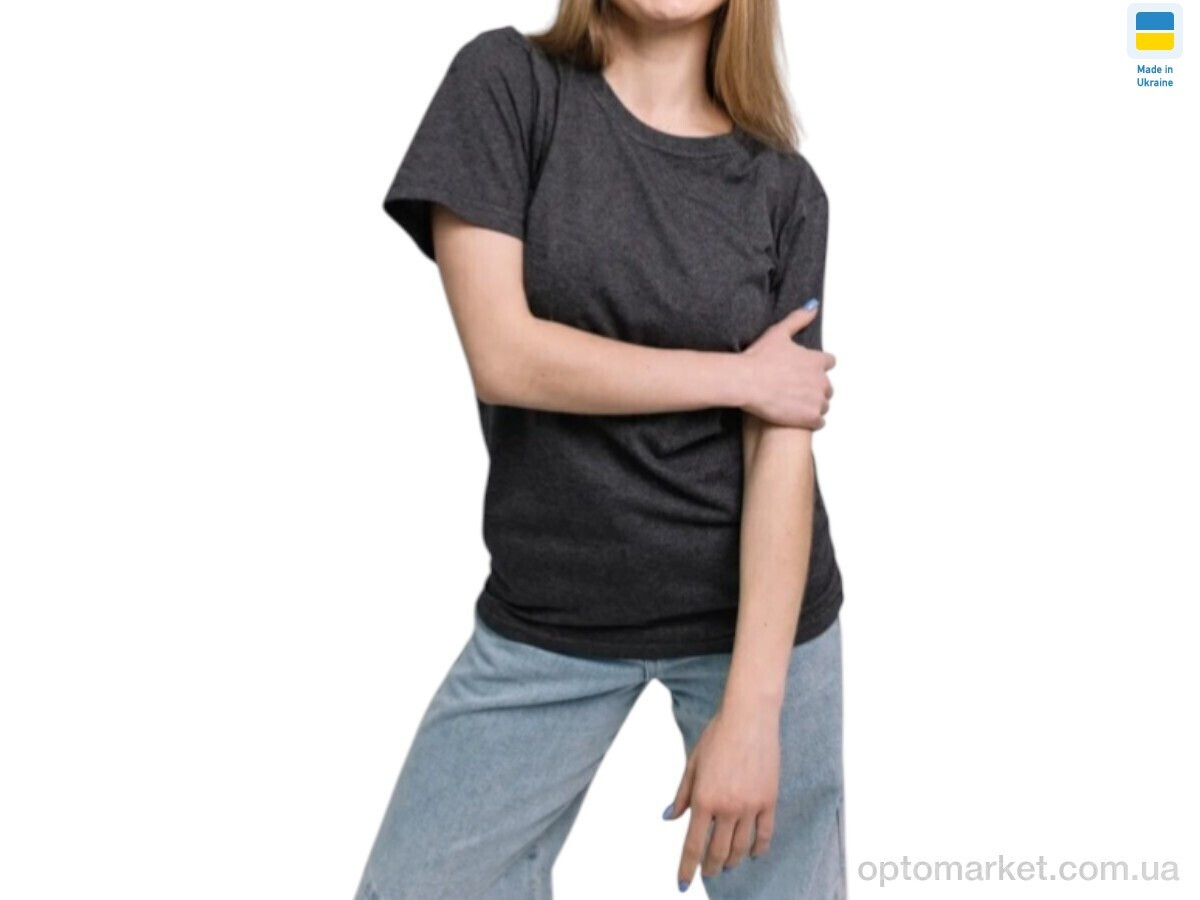 Купить Футболка жіночі Ж08 т.сірий Sport style сірий, фото 2