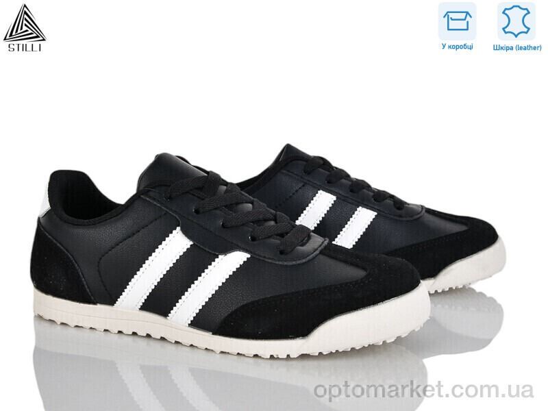 Купить Кросівки жіночі ZH20-4 шкіра Stilli чорний, фото 3