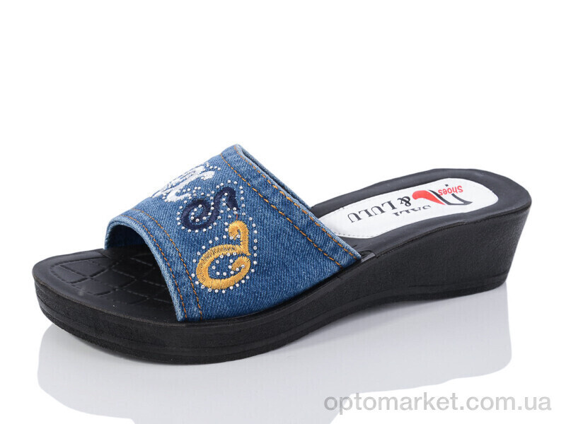Купить Шльопанці жіночі Ж61 Sali&Lulu синій, фото 2