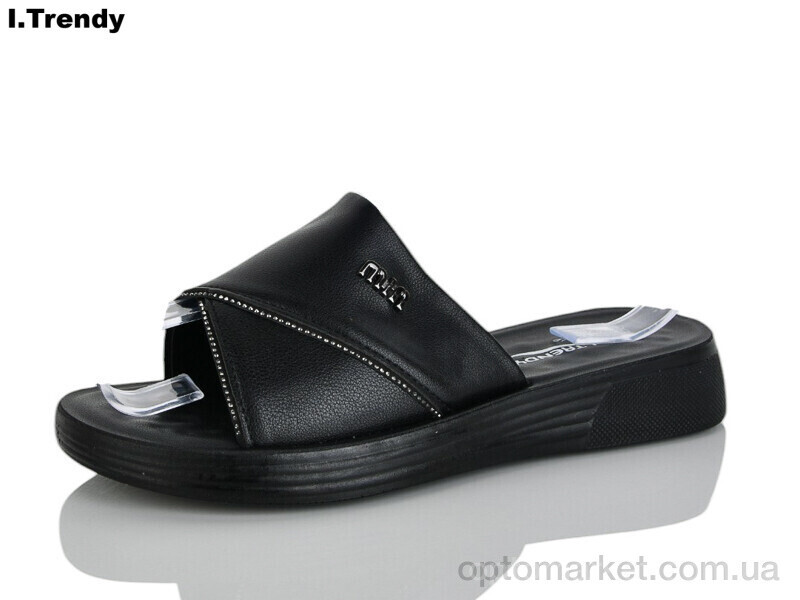 Купить Шльопанці жіночі ZK369-1 Trendy чорний, фото 2