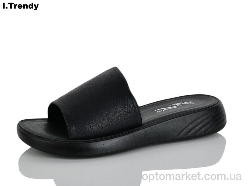 Купить Шльопанці жіночі ZK660-1 Trendy чорний, фото 2