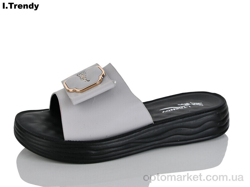 Купить Шльопанці жіночі ZK710-10 Trendy сірий, фото 2