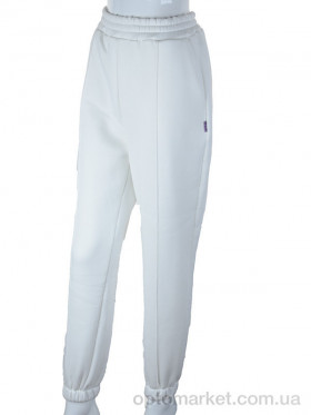 Купить Спортивні штани жіночі 001 white Eva білий