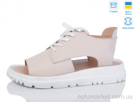 Купить Босоніжки жіночі 002-4 беж шкіра Lena бежевий