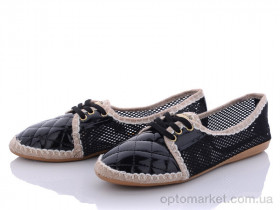 Купить Балетки жіночі 002 black Demur чорний