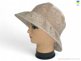 Купить Капелюх жіночі 0020 мереживо Mabi бежевий