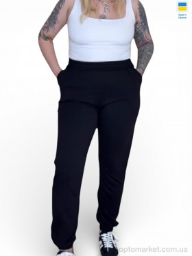 Купить Спортивні штаны жіночі 0023 чорний (XL-4XL) Margo чорний