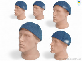 Купить Шапка чоловічі 0024 докерка Mabi синій