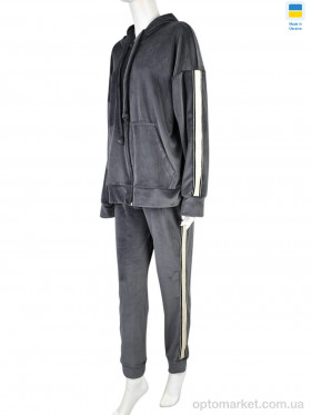 Купить Спортивний костюм жіночі 006-3 grey Banko сірий