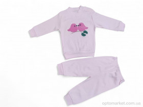Купить Комплекти дитячі дитячі 008 св.рожевий батнік-штани Fatitto Kids рожевий