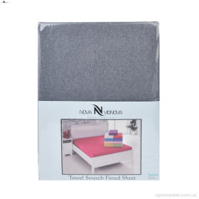 Купить Постільна білизна унісекс 01-2 Простирало МАХРОВЕ (160x200)+дві наволочки(50x70) сірий NOVA VIDNOVA сірий