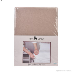 Купить Постільна білизна унісекс 01-3 Простирало ТРИКОТАЖНЕ (180x200)+дві наволочки(50x70) бежевий NOVA VIDNOVA бежевий