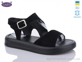 Купить Босоніжки жіночі 0138 чорний замш Garti чорний