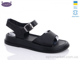 Купить Босоніжки жіночі 0140 чорн. шкіра Garti чорний