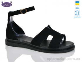 Купить Босоніжки жіночі 0192 чорний замш Garti чорний