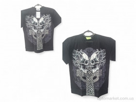 Купить Футболка чоловічі 0193 чорний Mabi чорний