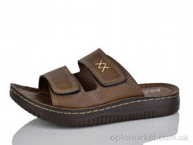 Купить Шльопанці чоловічі 020-3 ALC коричневий