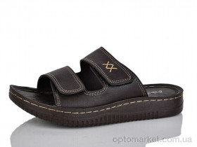Купить Шльопанці чоловічі 020-5 ALC коричневий