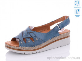 Купить Босоніжки жіночі 0449 blue Sherlock Soon синій