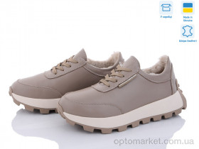 Купить Кросівки жіночі 05064-9 беж.кож. A.N.I.One коричневий