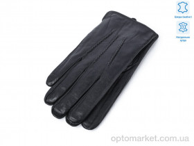 Купить Рукавички чоловічі 0539 шкіра кролик Number one чорний