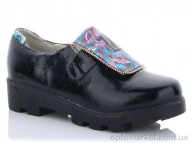 Купить Туфлі дитячі 07-1 Леопард чорний