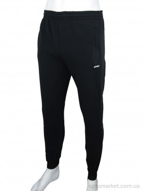 Купить Спортивні штаны чоловічі 07003 black, флис Obuvok чорний