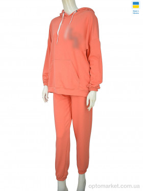 Купить Спортивний костюм жіночі 08140-1 кораловий L.s Angeles помаранчевий