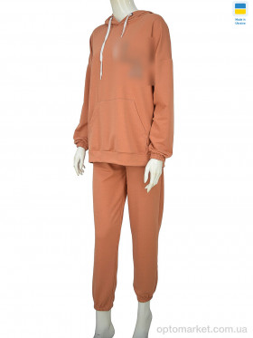 Купить Спортивний костюм жіночі 08141 теракот L.s Angeles коричневий