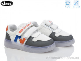 Купить Кросівки дитячі 10-1 d.grey LED Toobaco білий