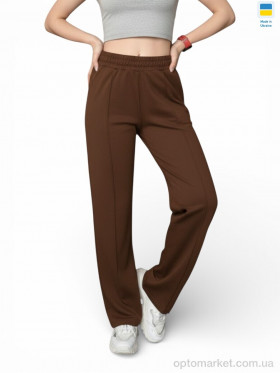 Купить Спортивні штаны жіночі 10048 шоколад Margo коричневий