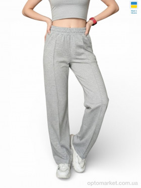 Купить Спортивні штаны жіночі 10048 сірий міланж Margo сірий