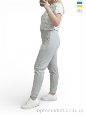 Купить Спортивні штаны жіночі 10055-1MU св.сірий M.u Miu сірий