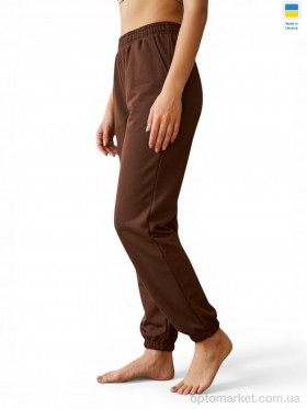 Купить Спортивні штаны жіночі 10055 шоколад Margo коричневий