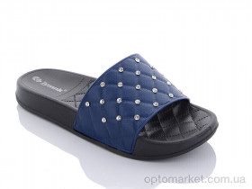 Купить Шльопанці жіночі 102-4 Jymnk синій