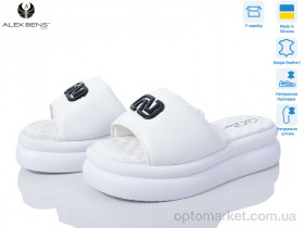 Купить Шльопанці жіночі 10570-06 Alex Bens білий